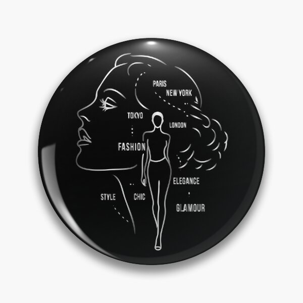 Item preview, Silver Noir Fashion Profile: Double Exposure Silhouette Art designed and sold by MalisoStickers.