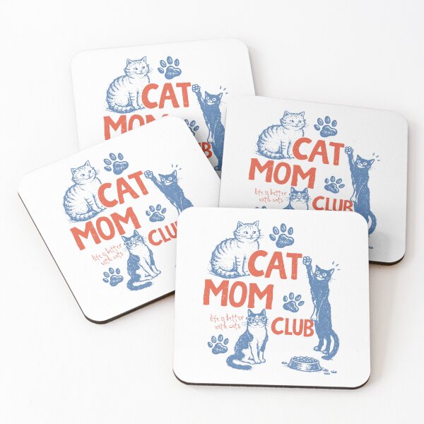 Item preview, Cat Mom Club Life Is Better With Cats Mom Life Mother's Day designed and sold by KAWKAW-DRHM.