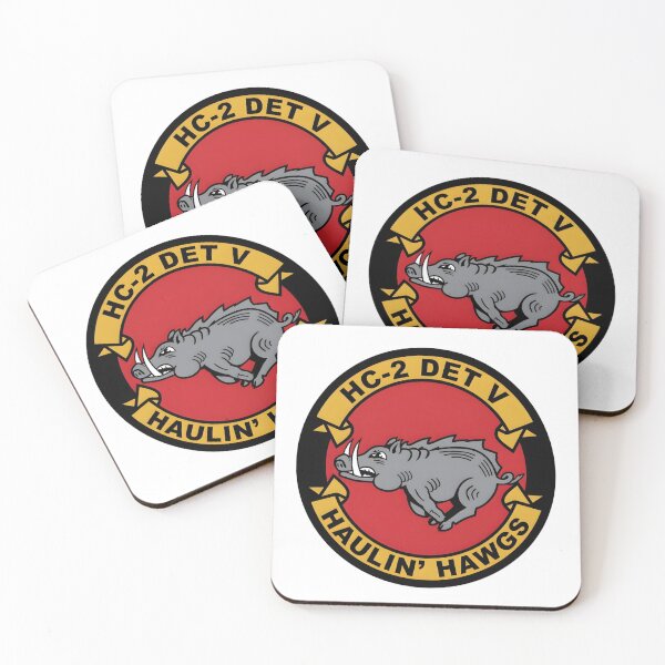 Item preview, Official Insignia of US Navy Helicopter Combat Support Squadron 2 (HC-2), Detachment V "Haulin' Hawgs" designed and sold by CharlieDesings.