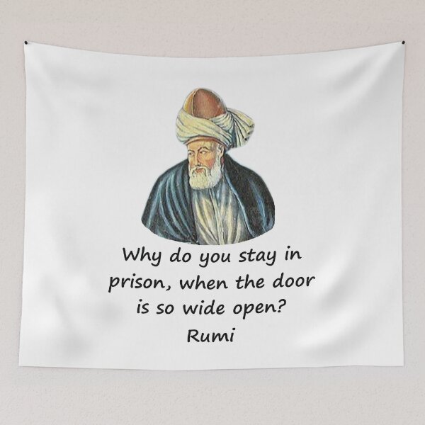 Item preview, Rumi Prison and Freedom designed and sold by Freedom For Life Shop.