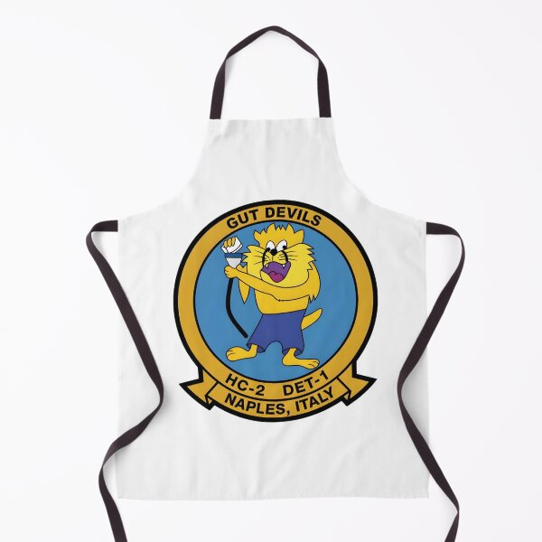 Item preview, Official Insignia of US Navy Helicopter Combat Support Squadron 2 (HC-2), Detachment 1 "Gut Devils" – Naples, Italy designed and sold by CharlieDesings.
