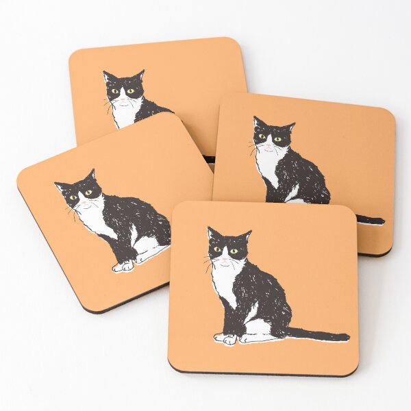 Item preview, Poised Tuxedo Cat Sitting Upright designed and sold by Gumigrida.