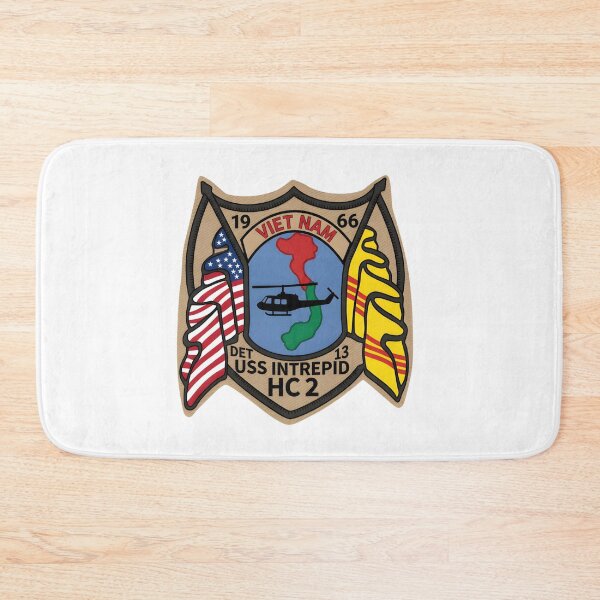 Item preview, Commemorative Deployment Patch of US Navy Helicopter Combat Support Squadron 2 (HC-2), Detachment 13 – USS Intrepid (CVS-11), Vietnam 1966 designed and sold by CharlieDesings.