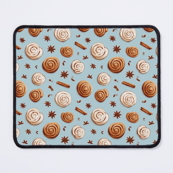 Item preview, Cinnamon Roll Star Anise Spice Baking Pattern designed and sold by NicolasGlowArt.