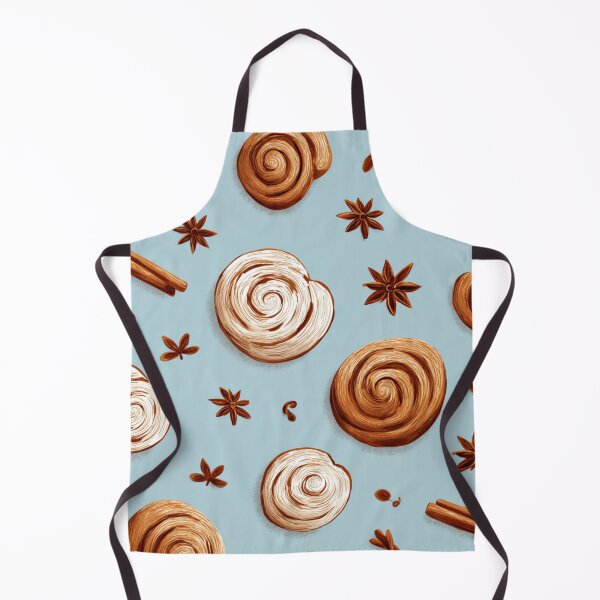 Item preview, Cinnamon Roll Star Anise Spice Baking Pattern designed and sold by NicolasGlowArt.
