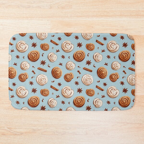 Item preview, Cinnamon Roll Star Anise Spice Baking Pattern designed and sold by NicolasGlowArt.