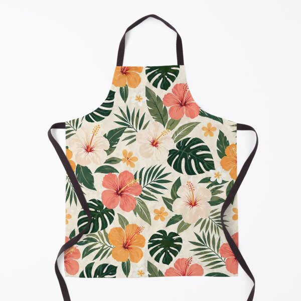 Item preview, Minimal Tropical Floral Pattern – Modern Hibiscus Leaf Design designed and sold by Creativeeworld777.