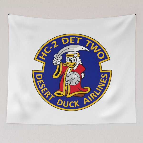 Item preview, Official Insignia of US Navy Helicopter Combat Support Squadron 2 (HC-2), Detachment 2 "Desert Duck Airlines" designed and sold by CharlieDesings.