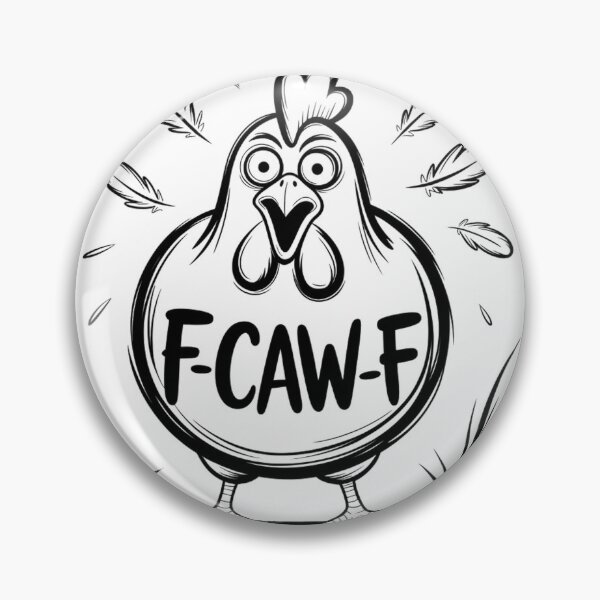 Item preview, Shocked Cartoon Chicken Minimalist Line Art designed and sold by Bloomkept.