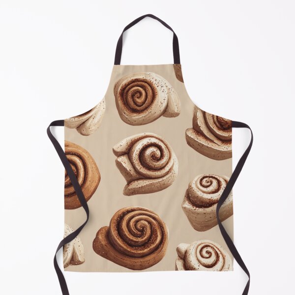 Item preview, Cinnamon Roll Pattern Sweet Pastry Baked Goods Design designed and sold by NicolasGlowArt.