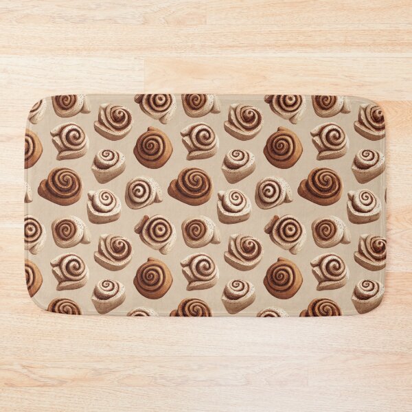 Item preview, Cinnamon Roll Pattern Sweet Pastry Baked Goods Design designed and sold by NicolasGlowArt.