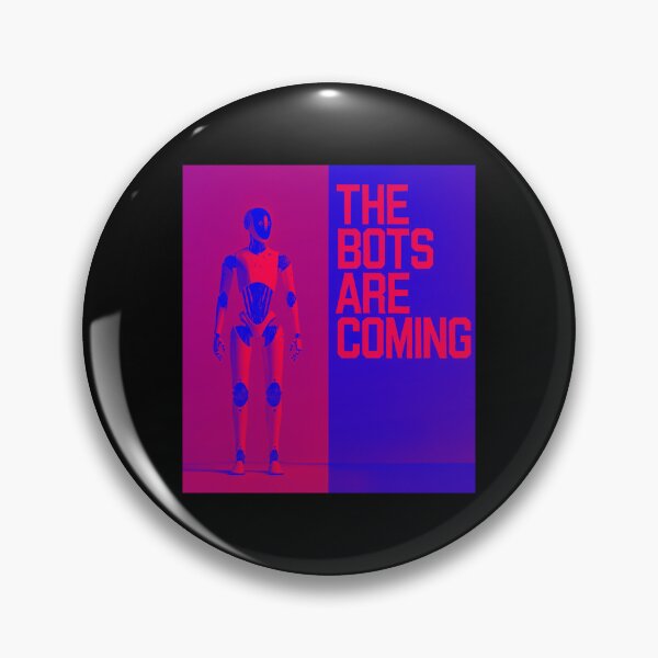 Item preview, Humanoid Robot The Bots Are Coming AI Sci Fi Futuristic Android AI Tech Graphic Tee designed and sold by TEEJAMBOREE.
