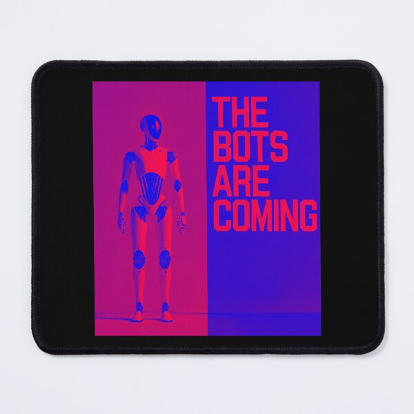 Item preview, Humanoid Robot The Bots Are Coming AI Sci Fi Futuristic Android AI Tech Graphic Tee designed and sold by TEEJAMBOREE.