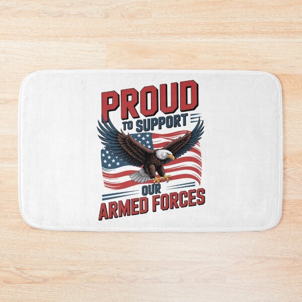 Item preview, Proud to Support Our Armed Forces — Eagle American Flag Shirt V2 designed and sold by DarylWelsh2024.