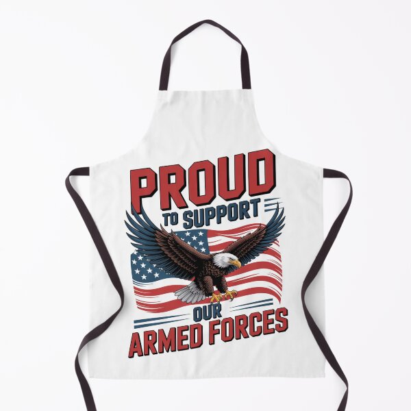 Item preview, Proud to Support Our Armed Forces — Eagle American Flag Shirt V2 designed and sold by DarylWelsh2024.