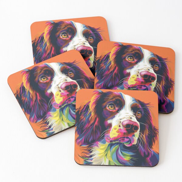 Item preview, Pop art Brittany Spaniel  designed and sold by MendaciousMina.