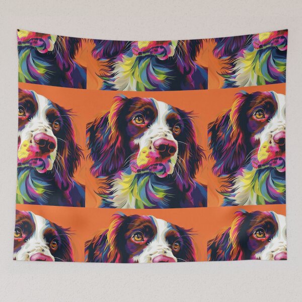 Item preview, Pop art Brittany Spaniel  designed and sold by MendaciousMina.