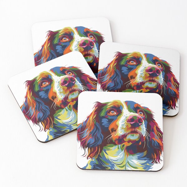 Item preview, Pop art Brittany Spaniel  designed and sold by MendaciousMina.