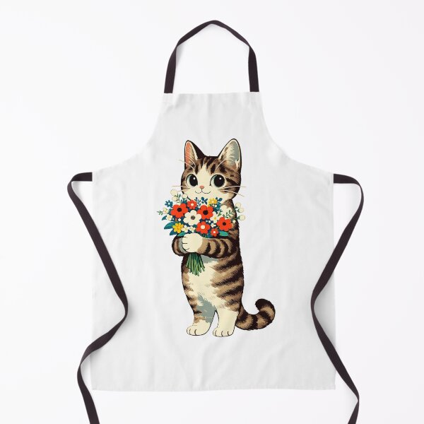 Item preview, A Bouquet for You – Brown Tabby Cat designed and sold by neko-lyric.