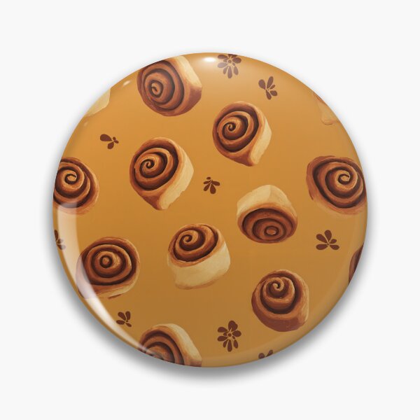 Item preview, Cinnamon Roll Pattern Sweet Pastry Foodie Design designed and sold by NicolasGlowArt.