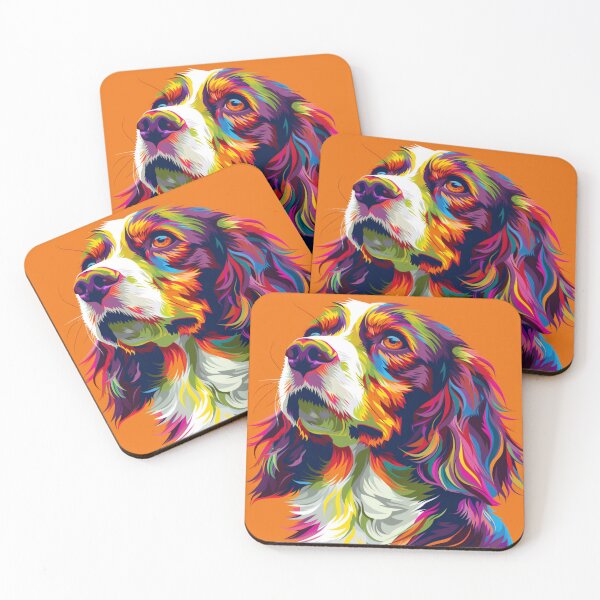 Item preview, Pop art Brittany Spaniel  designed and sold by MendaciousMina.