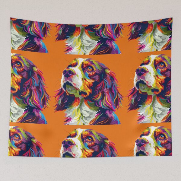 Item preview, Pop art Brittany Spaniel  designed and sold by MendaciousMina.