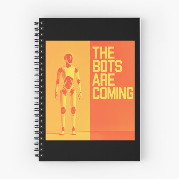 Item preview, Humanoid Robot The Bots Are Coming AI Sci Fi Futuristic Android AI Tech Graphic Tee designed and sold by TEEJAMBOREE.