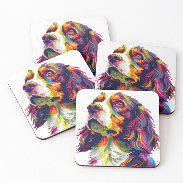 Item preview, Pop art Brittany Spaniel  designed and sold by MendaciousMina.