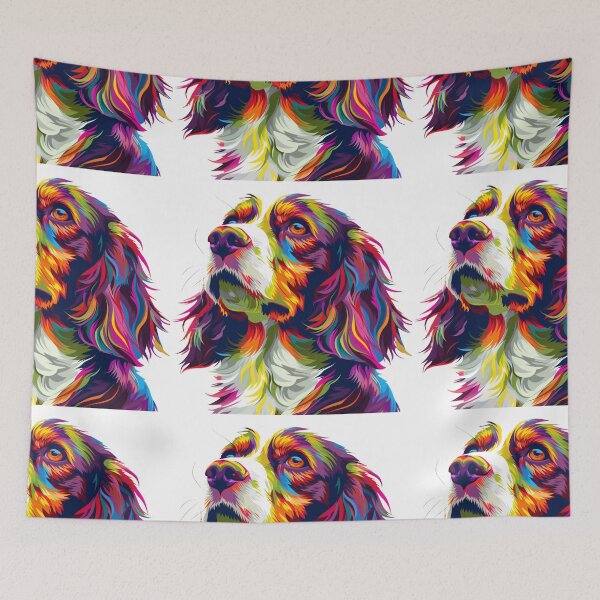 Item preview, Pop art Brittany Spaniel  designed and sold by MendaciousMina.