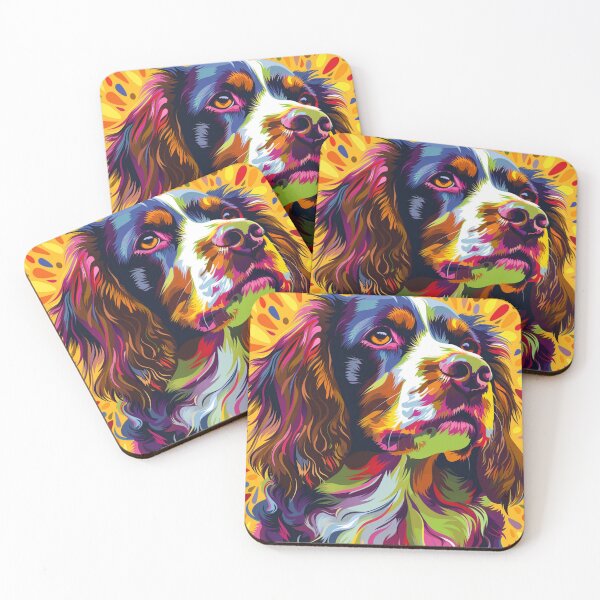 Item preview, Pop art Brittany Spaniel  designed and sold by MendaciousMina.