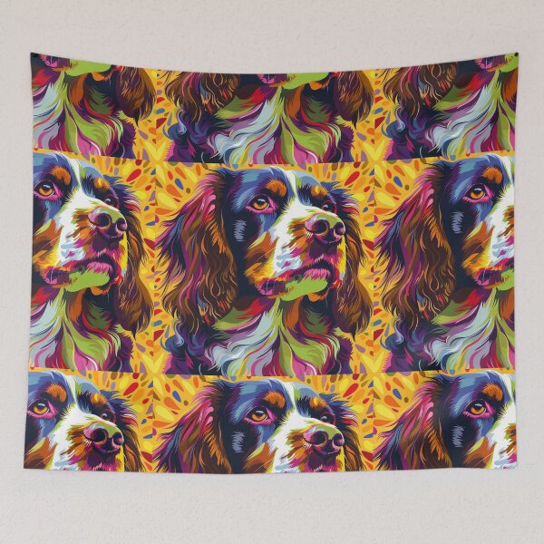 Item preview, Pop art Brittany Spaniel  designed and sold by MendaciousMina.