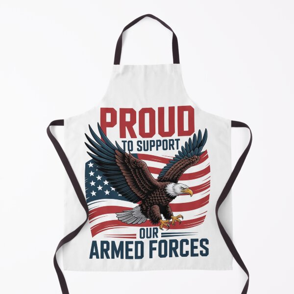 Item preview, Proud to Support Our Armed Forces — Eagle American Flag Shirt V3 designed and sold by DarylWelsh2024.