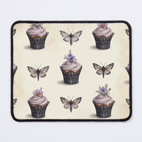 Item preview, Vintage Violet Cupcakes & Butterflies designed and sold by mittie101.