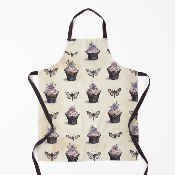 Item preview, Vintage Violet Cupcakes & Butterflies designed and sold by mittie101.