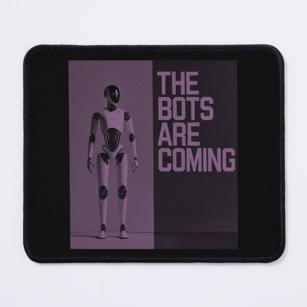Item preview, Robot The Bots Are Coming AI Sci Fi Futuristic Android AI Tech Graphic Tee designed and sold by TEEJAMBOREE.