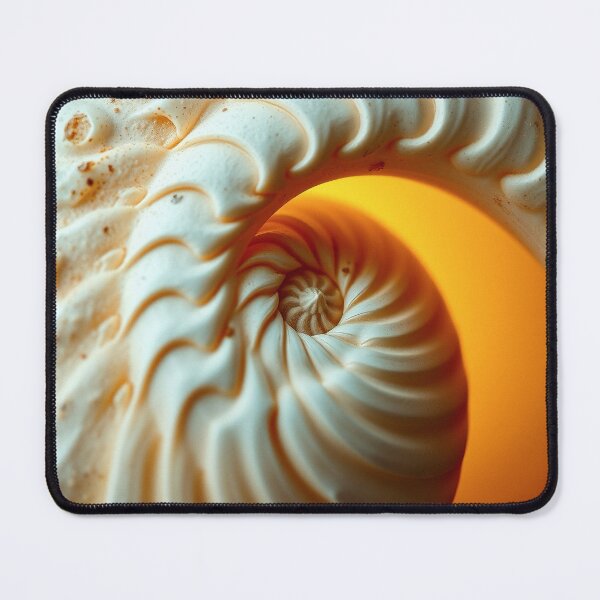 Item preview, Nautilus shell with geometric pattern. designed and sold by Charles Oliver Creations.