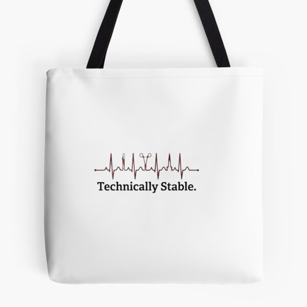 Item preview, Technically Stable EKG Surgeon Sarcasm designed and sold by NovaprintsbyFN.
