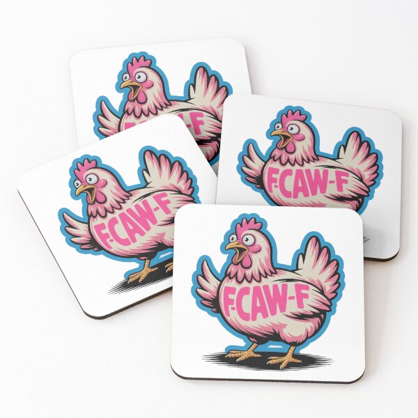 Item preview, Outraged Cartoon Chicken Risograph Print designed and sold by Bloomkept.