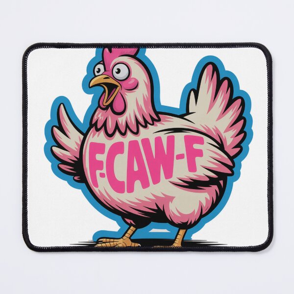 Item preview, Outraged Cartoon Chicken Risograph Print designed and sold by Bloomkept.