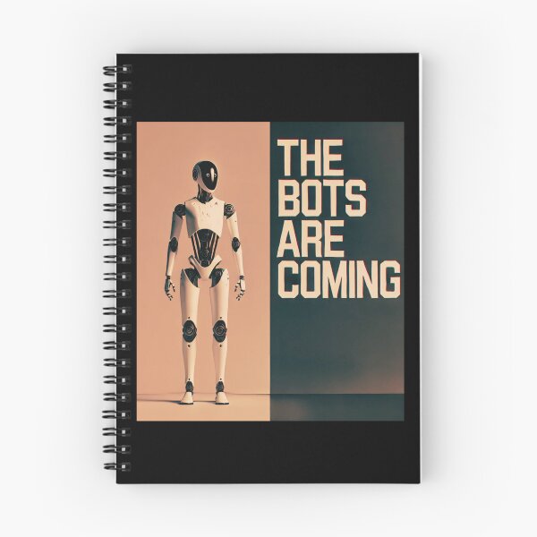 Item preview, Robot The Bots Are Coming AI Sci Fi Futuristic Android AI Tech Graphic Tee designed and sold by TEEJAMBOREE.