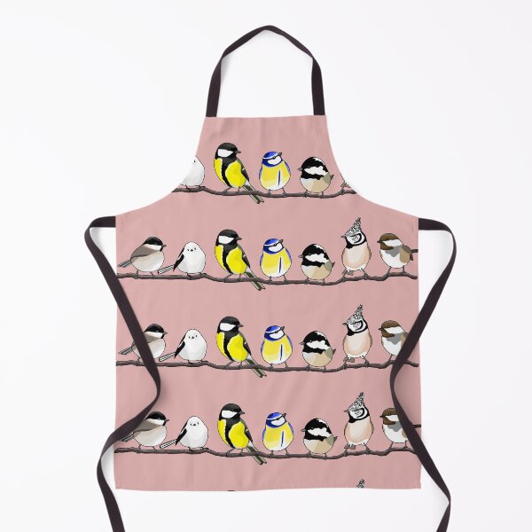 Item preview, A branch full of European tits (birds) designed and sold by ChirpingChicks.
