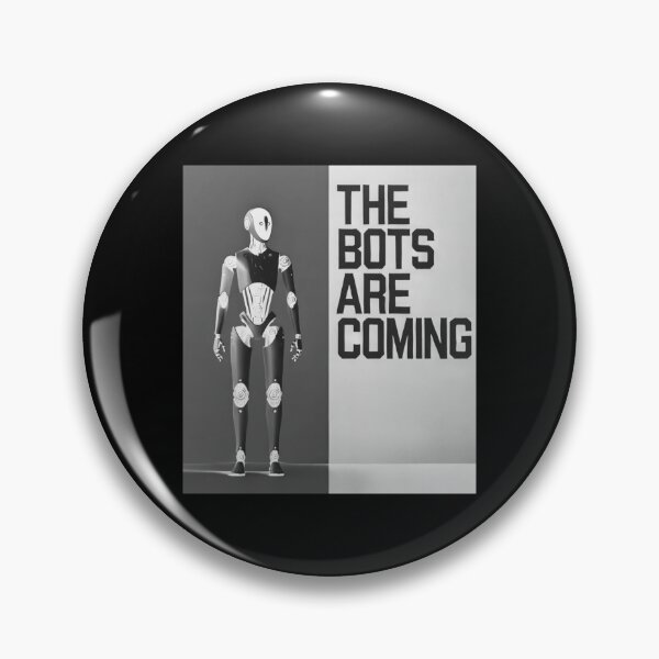 Item preview, Robot The Bots Are Coming AI Sci Fi Futuristic Android AI Tech Graphic Tee designed and sold by TEEJAMBOREE.
