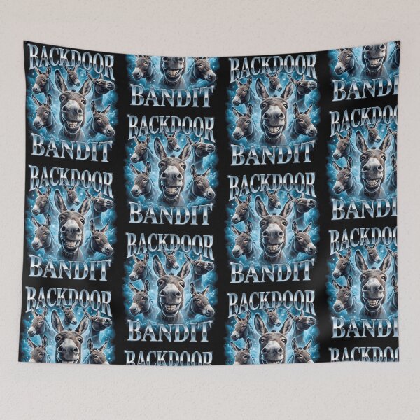 Item preview, Backdoor Bandit Donkey Bootleg Graphic designed and sold by KAWKAW-DRHM.