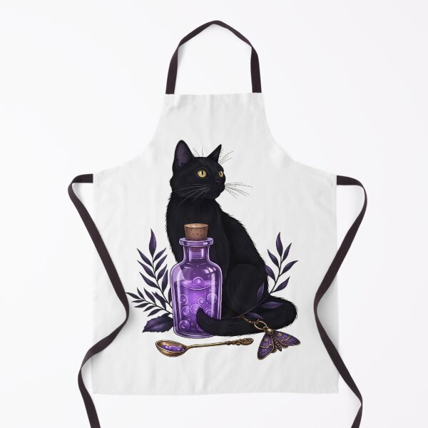 Item preview, Black Cat Apothecary Bottle Gift designed and sold by IllumeInk.