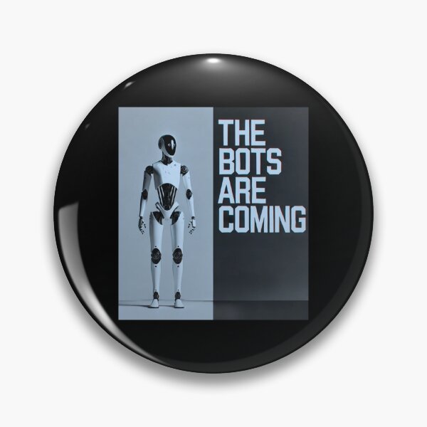 Item preview, Robot The Bots Are Coming AI Sci Fi Futuristic Android AI Tech Graphic Tee designed and sold by TEEJAMBOREE.