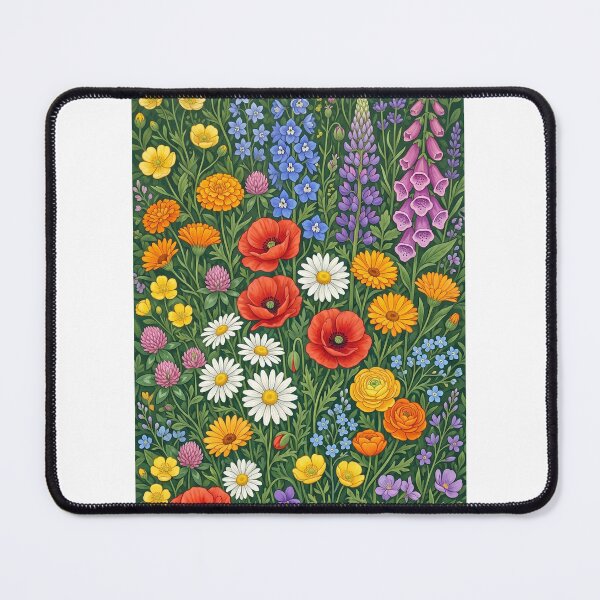 Item preview, Gustav Klimt Flower Garden - Art Nouveau Floral Pattern designed and sold by GlyphGarden.