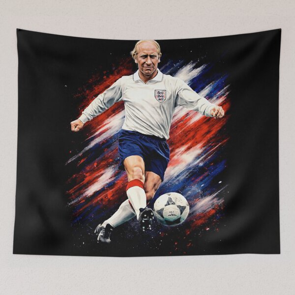 Item preview, Bobby Charlton Retro Football Legend designed and sold by Not Hugo.