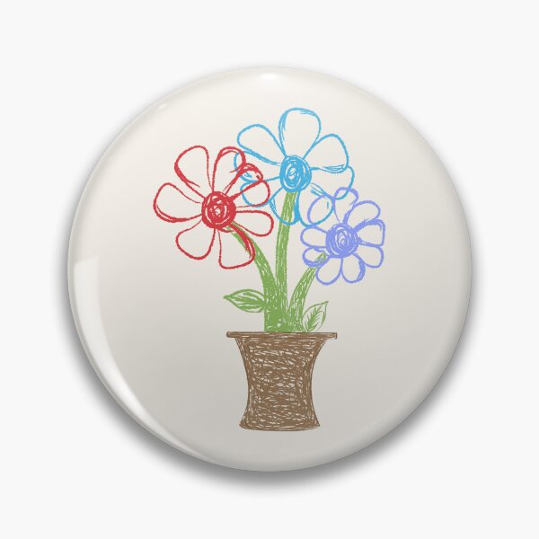 Item preview, Crayon Style Flowers designed and sold by ejones2712.