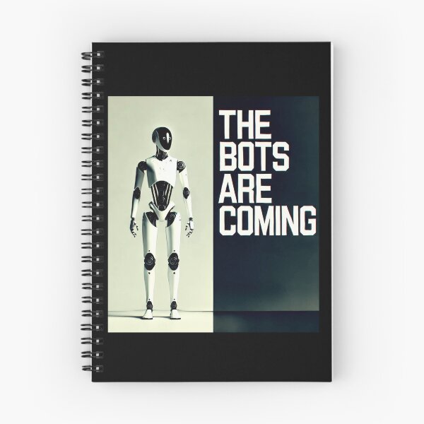 Item preview, Robot The Bots Are Coming AI Sci Fi Futuristic Android AI Tech Graphic Tee designed and sold by TEEJAMBOREE.