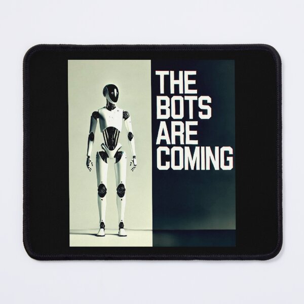 Item preview, Robot The Bots Are Coming AI Sci Fi Futuristic Android AI Tech Graphic Tee designed and sold by TEEJAMBOREE.